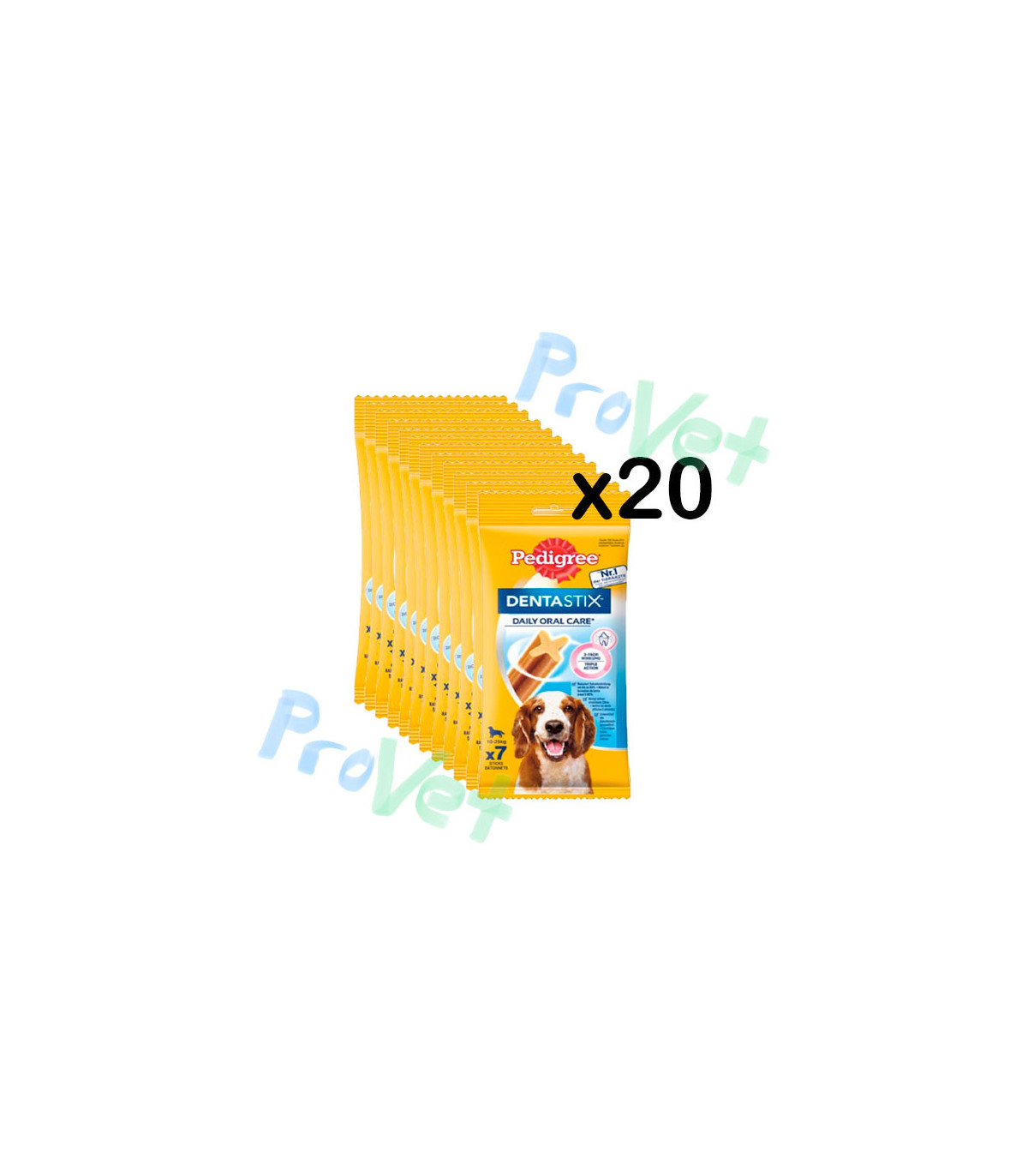 TIRA DENTASTIX Média semanal 20 Uds