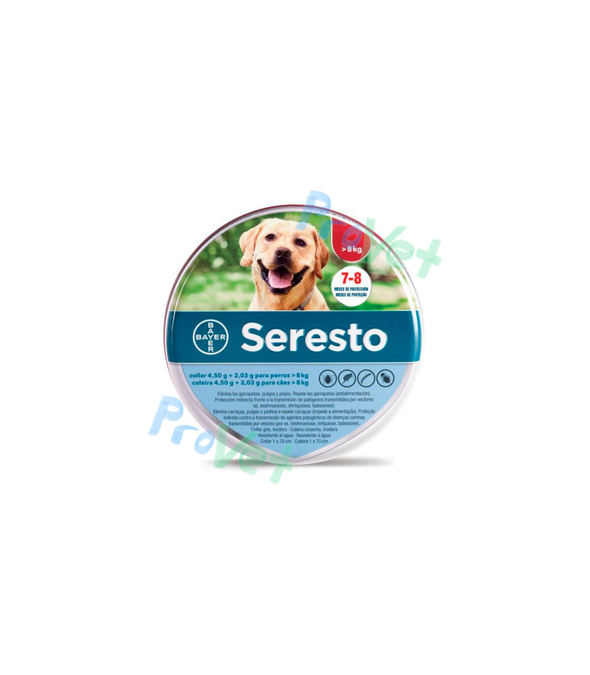 Seresto Lata Cão + 8kg