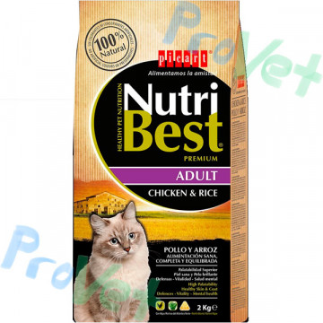 NUTRIBEST CAT Frango e arroz 2KG