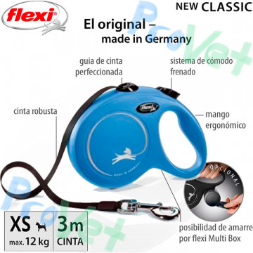 FLEXI NOVO CLASSIC CINTA 3M AZ XS