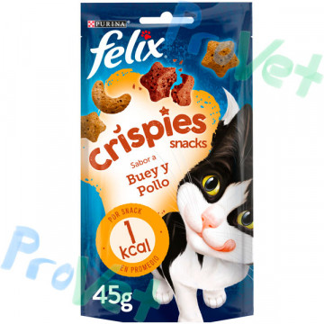 FELIX CRISPIES Buey y Pollo 8x45gr