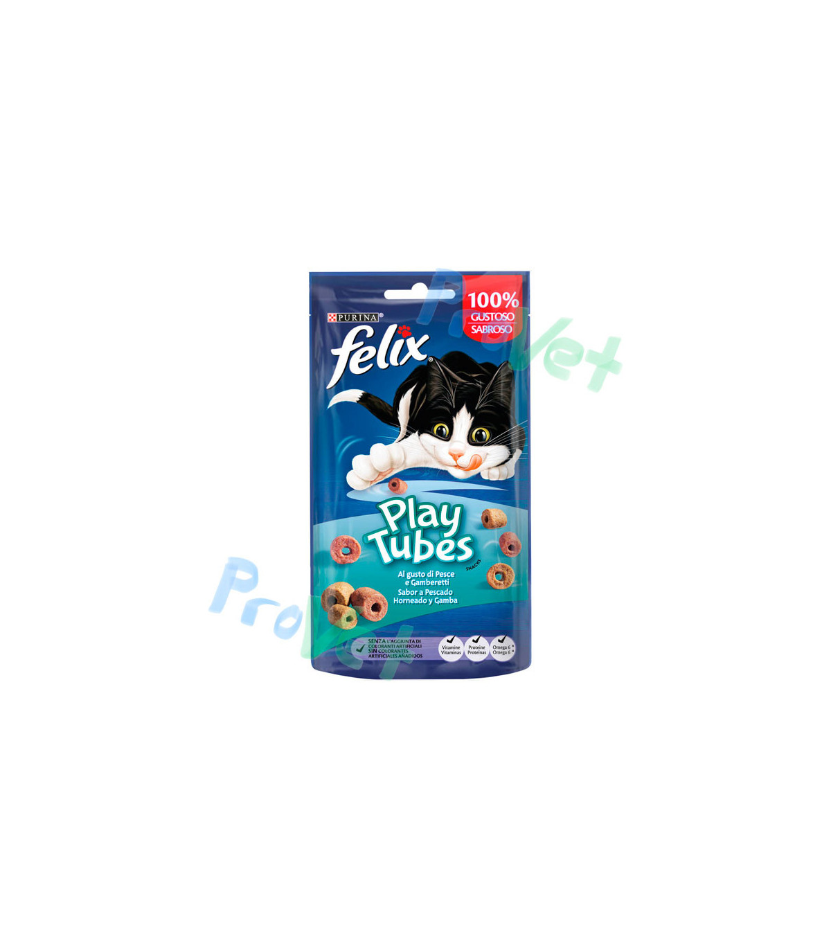 FELIX Play Tubes Fish and Hood Gambles 8x50g