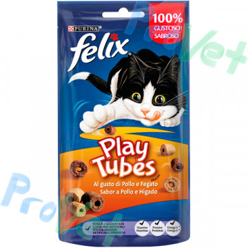 FELIX Play Tubes Pollo e Hígado 8x50g