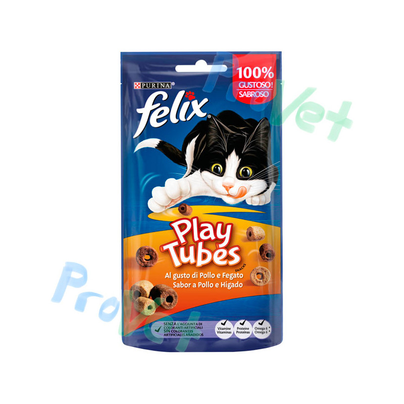 FELIX Play Tubes Pollo e Hígado 8x50g