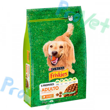 FRISKIES Dog Adulto Aves 3kg