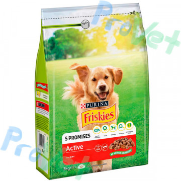 FRISKIES Cão ACTIVE Carne 3kg