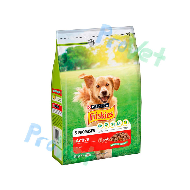 FRISKIES Cão ACTIVE Carne 3kg