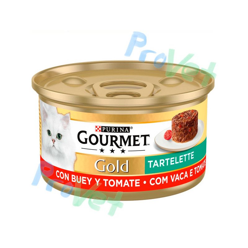 GOURMET GOLD Tartallette Buey y Tomate 24x85g