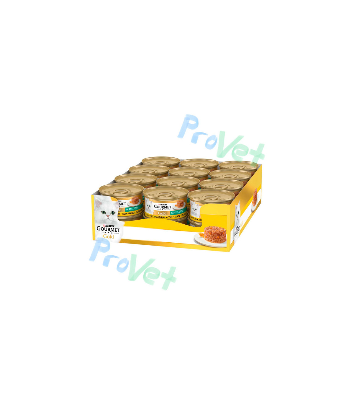 GOURMET GOLD Tartallette Pollo e Zanahoria 24x85g