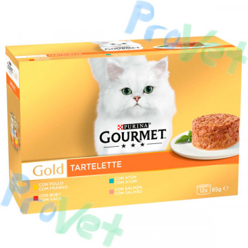 GOURMET GOLD Tartallette Surtido variado(12x85gr)