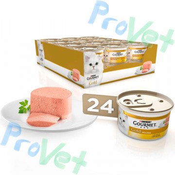 GOURMET GOLD Mousse Pollo 24x85g