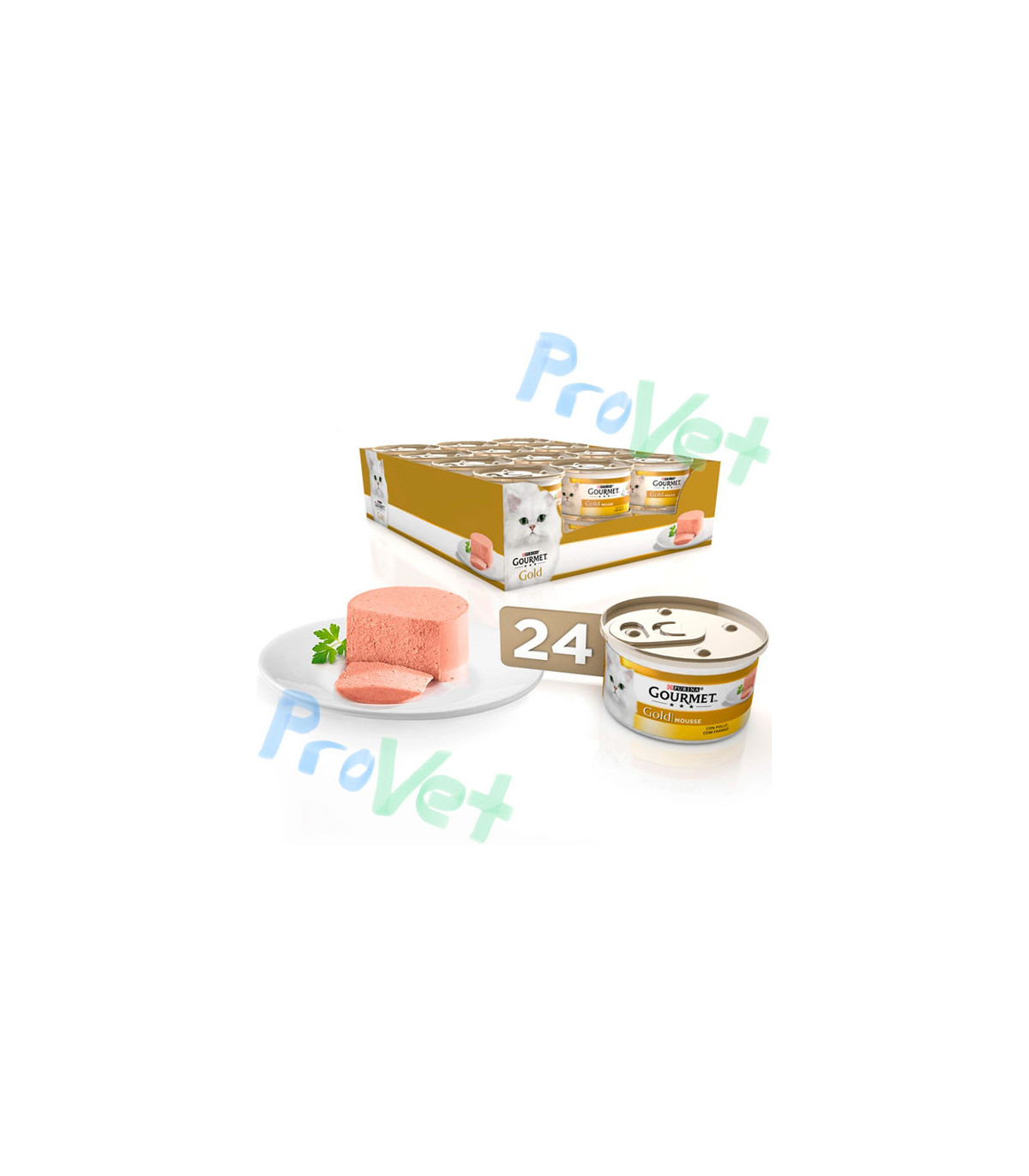 GOURMET GOLD MOUSSE GOLD 24x85g