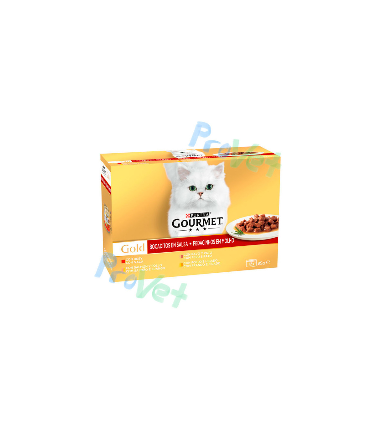 GOURMET GOLD Bocaditos em Salsa Surtido (12x85(g)