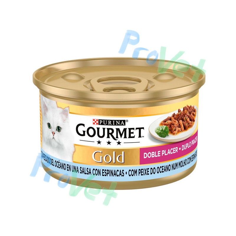 GOURMET GOLD Doble Placer Pescado 24x85g