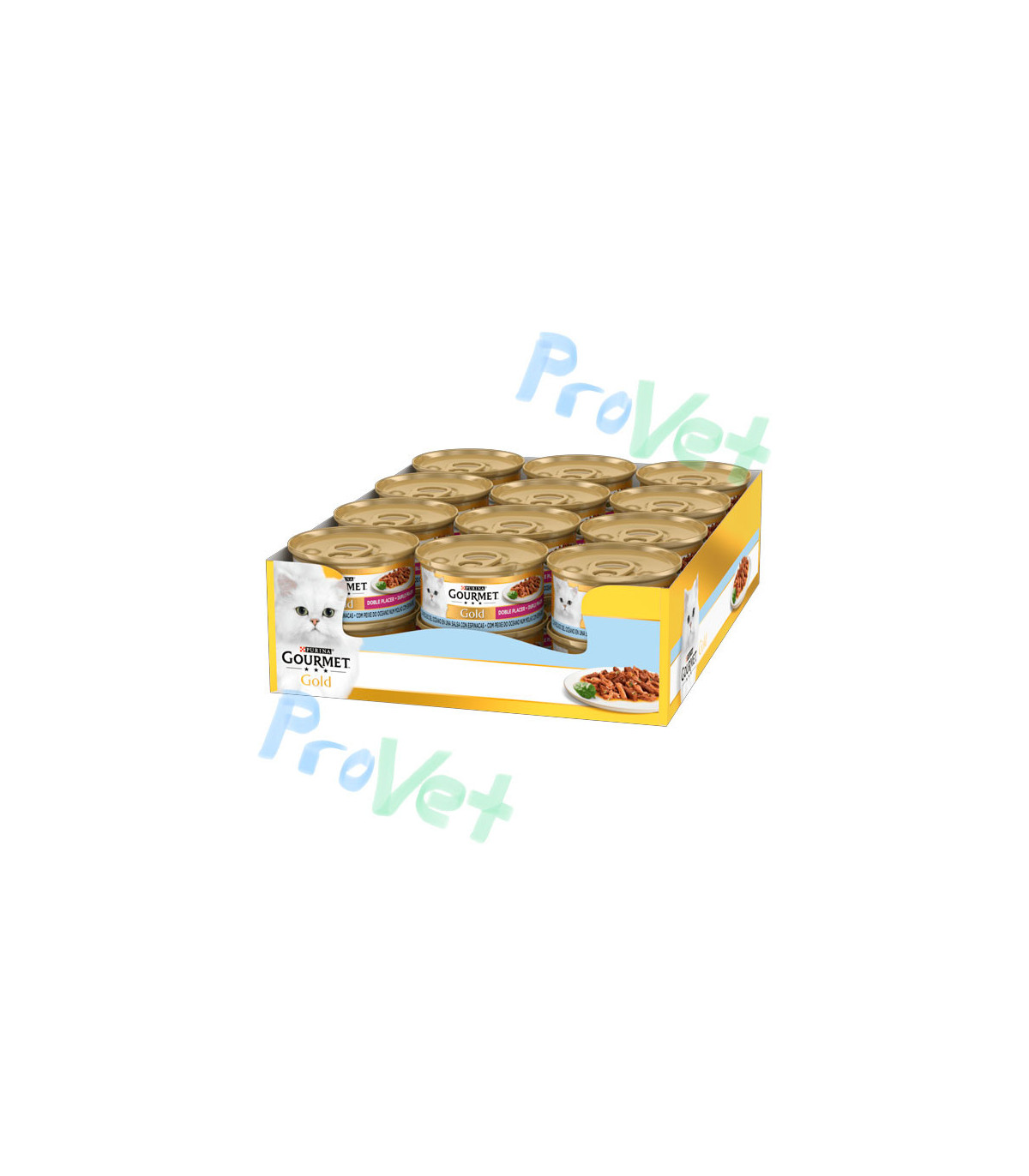 GOURMET GOLD Duplo Placer Pesca 24x85g