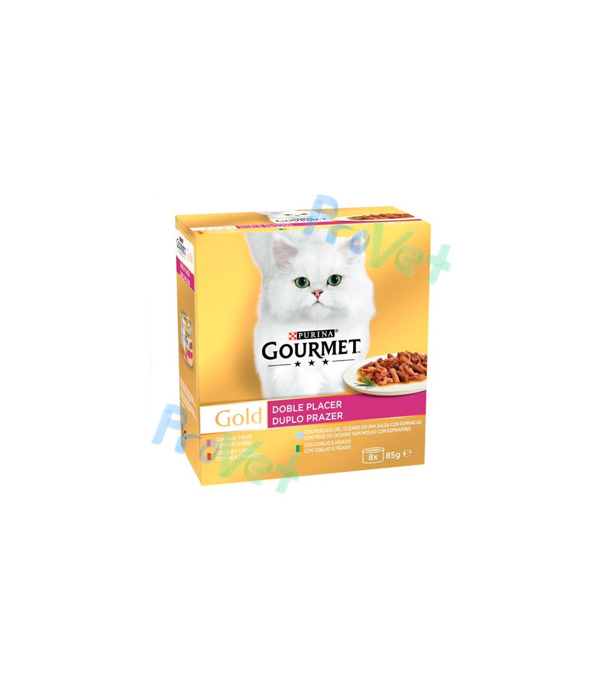 GOURMET GOLD Double Placer Assorted (GOLD)8x85(g)