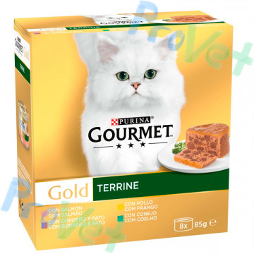 GOURMET GOLD Terrine Surtido (8x85g)