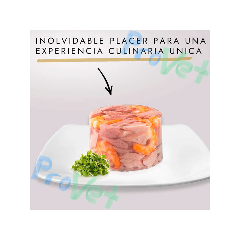 GOURMET NATURE CREATION Gelatina de Atún y gambas 24x70g