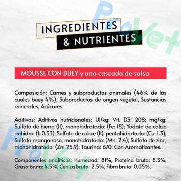 GOURMET REVELATIONS Mousse con Buey 6x(4x57g)