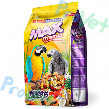 MAX MENU LOROS E COTORES 1KG