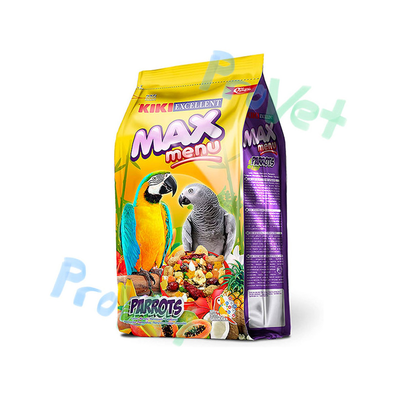 MAX MENU LOROS E COTORES 1KG