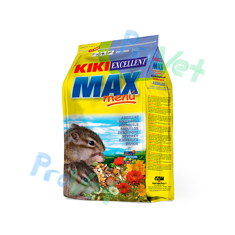 MAX MENU ARDILLAS 800gr