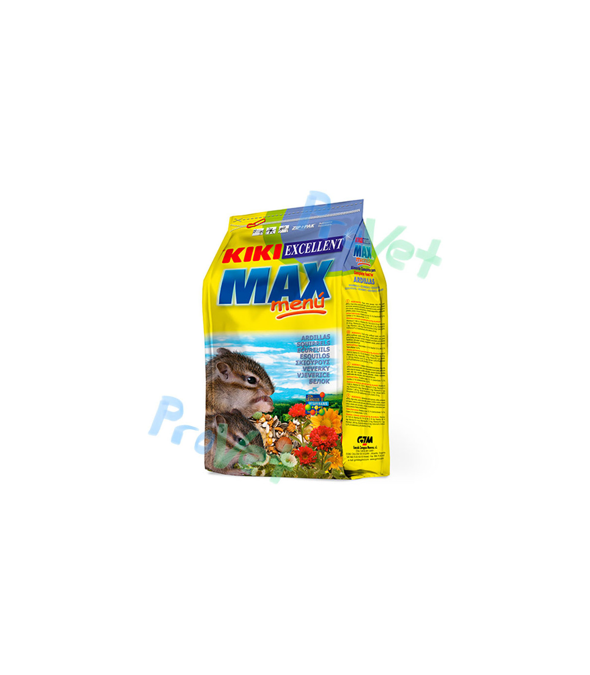 Max MENU ARDILLAS 800gr