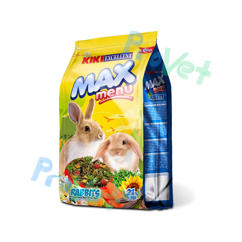 MAX MENU CONEJOS ENANOS 1KG