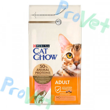 CAT CHOW Adulto Salmão e Atum 1,5kg