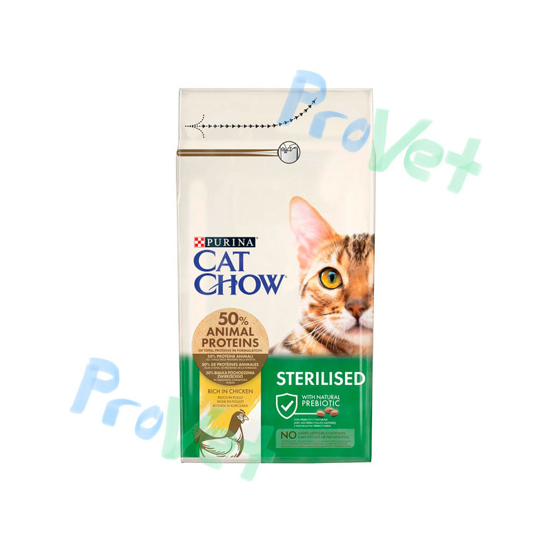 CAT CHOW Sterilized Pollo 3kg