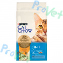 CAT CHOW 3 en 1 Pavo 15kg