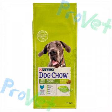 DOG CHOW ADULTO RAZAS GRANDES Pavo 14kg