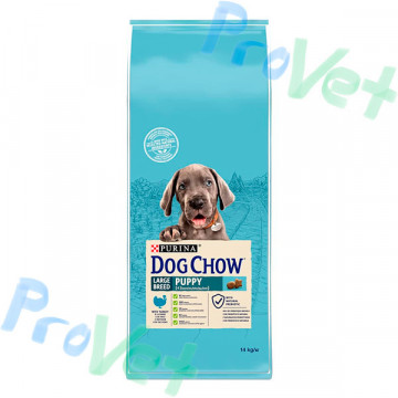 DOG CHOW CACHORRO RAZAS GRANDES Pavo 14kg