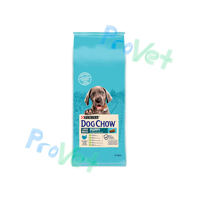 DOG CHOW CACHORRO RAZAS GRANDES Pavo 14kg