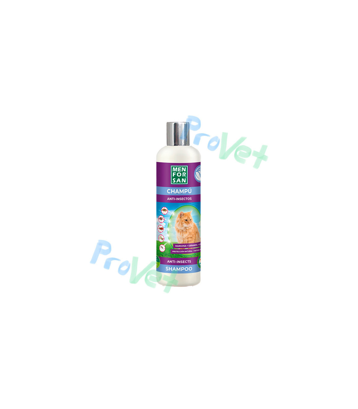 SHAMPOO ANTI-INSETOS MARGOSA (Gatos) 300ml