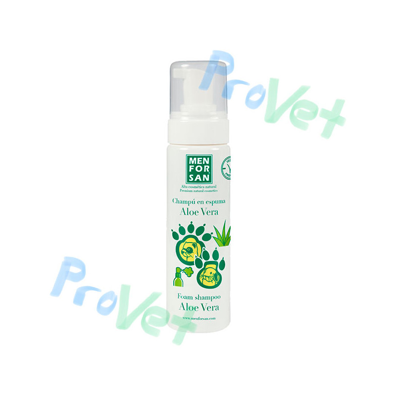 CHAMPU ESPUMA ALOE VERA (Roedores y Hurones) 200ml