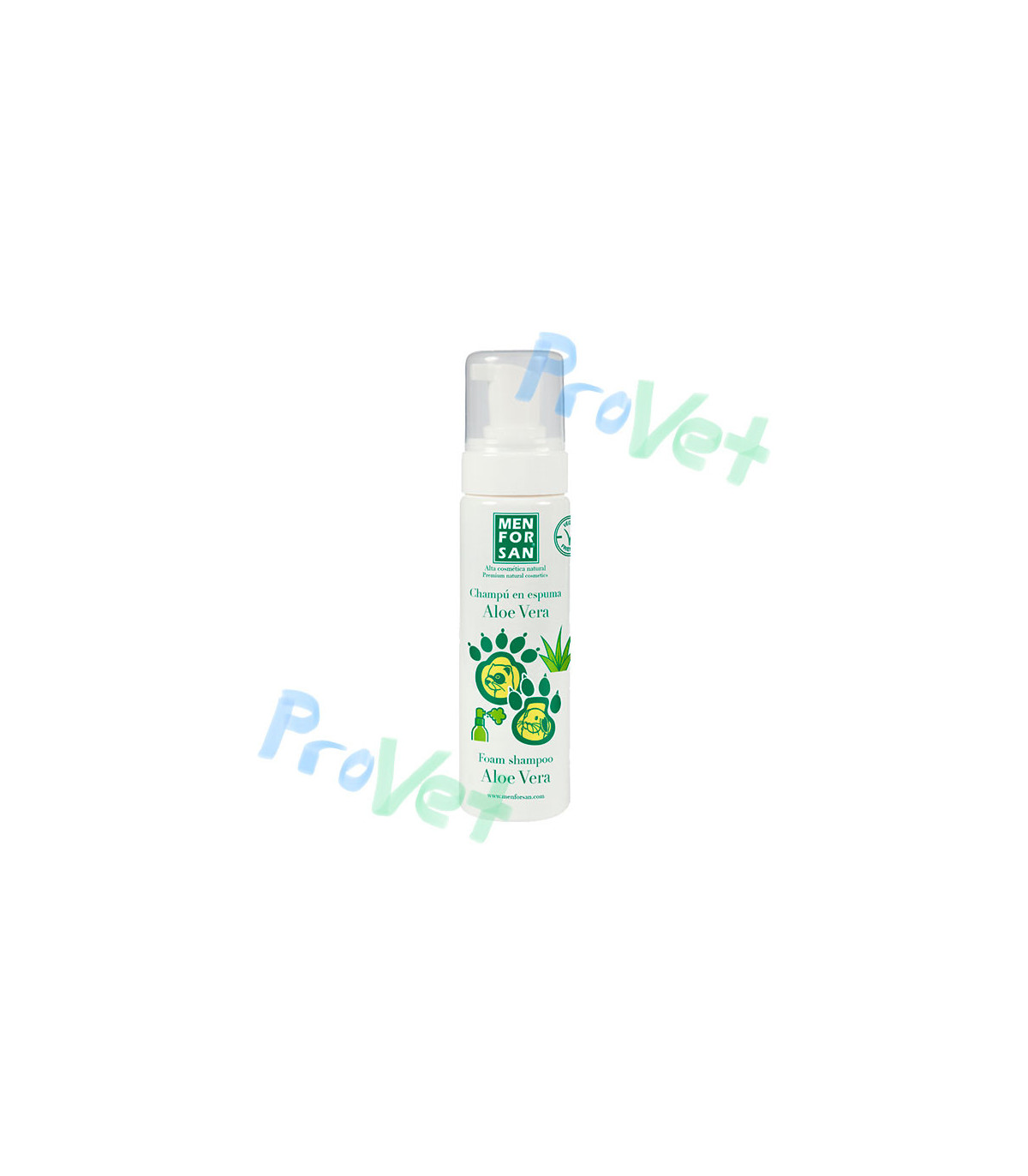 CHAMPU ESPUMA ALOE VERA (Roedores y Hurones) 200ml
