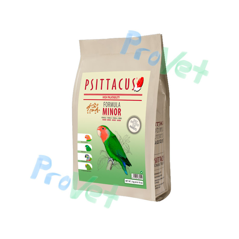 PSITTACUS PESO MENOR 3KG