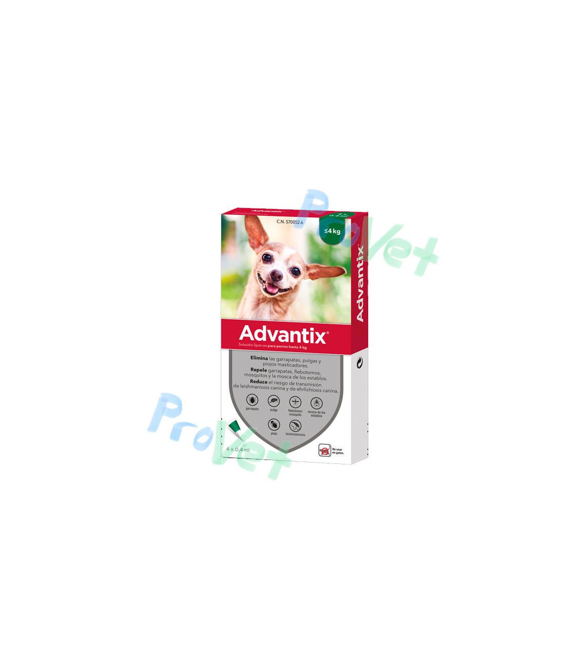 ADVANTIX (4P) mais de 4KG