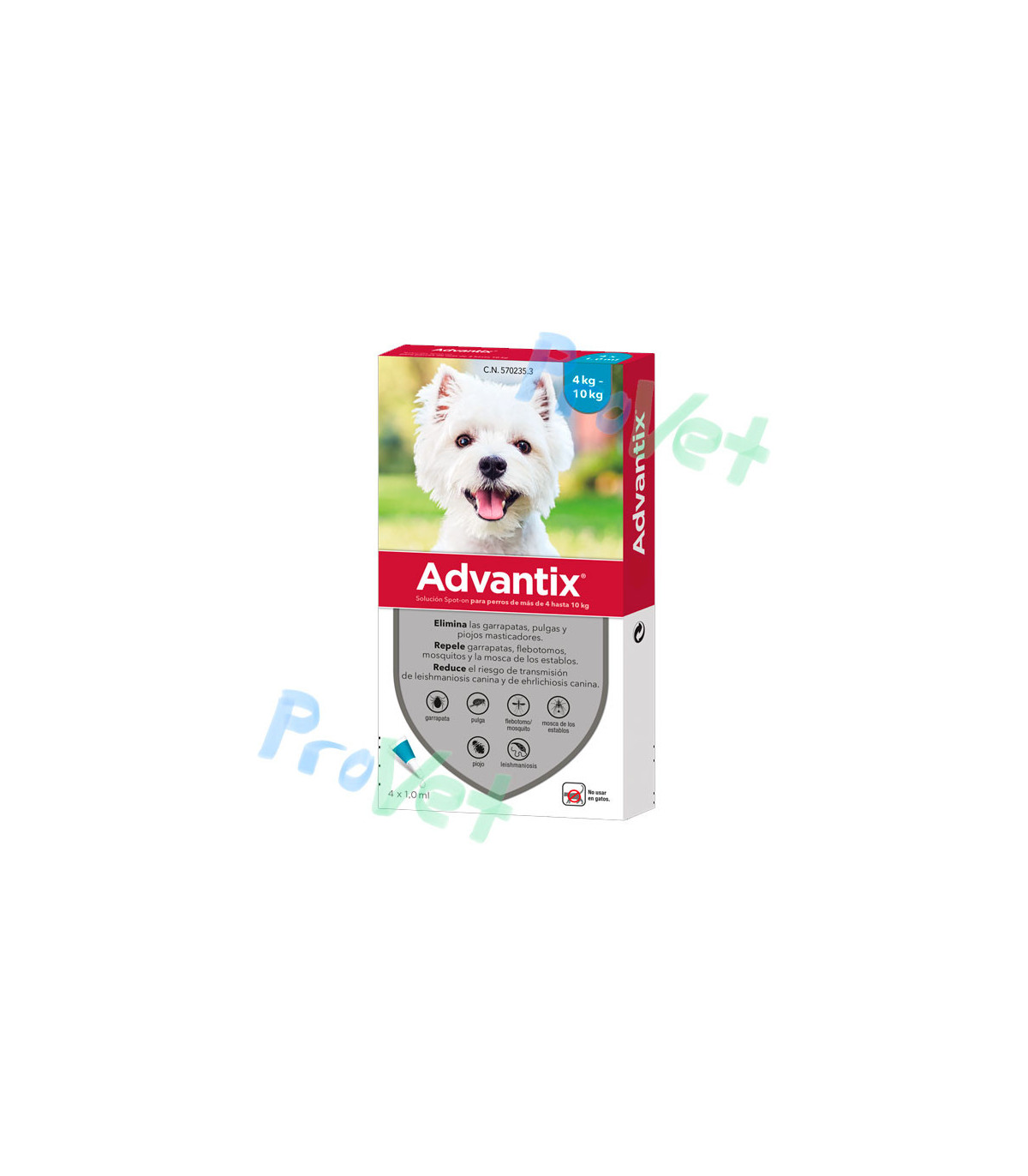 ADVANTIX (4P) de 4 a 10KG