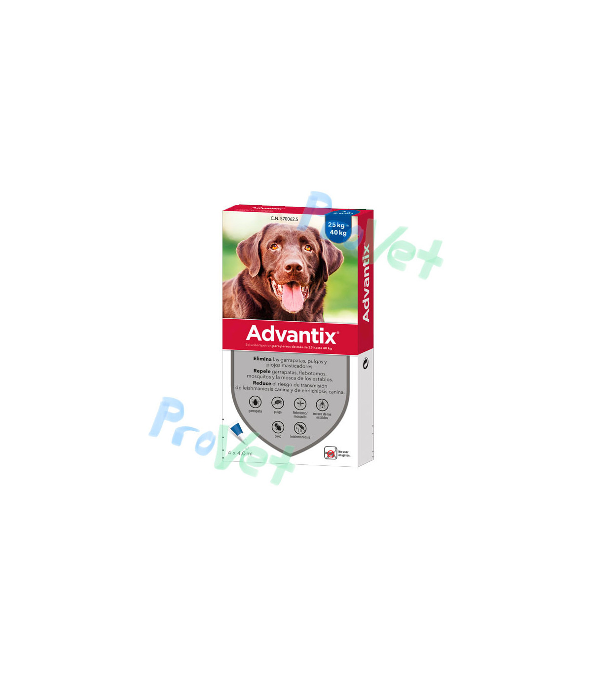 ADVANTIX (4P) mais de 25KG
