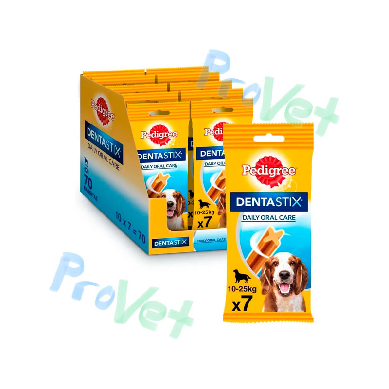 DENTASTIX 7Stix MÉDIO 10x180gr