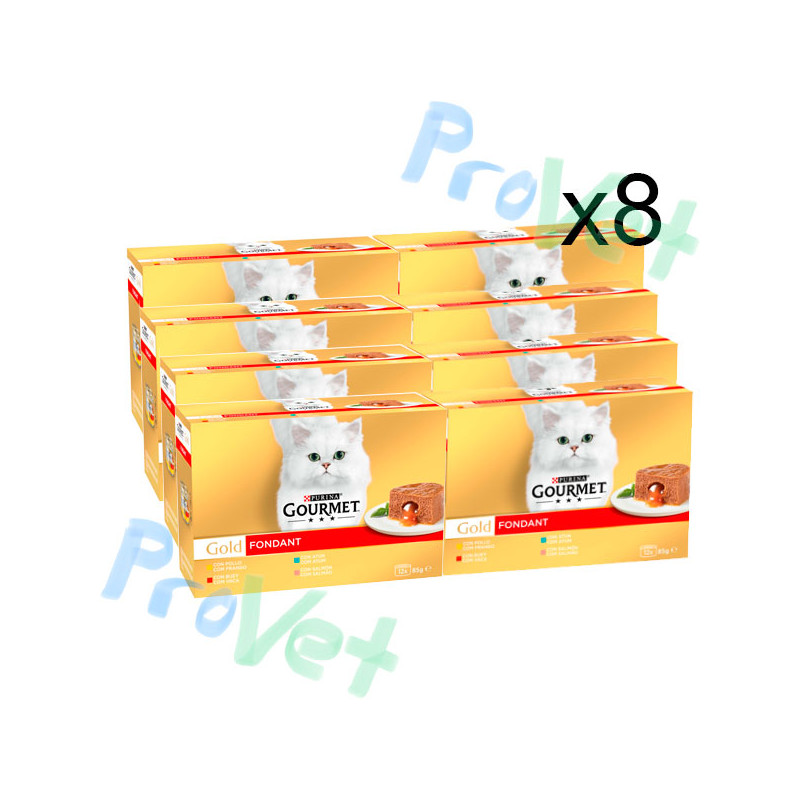 GOURMET GOLD Fondant Variados 8x(12x85gr)