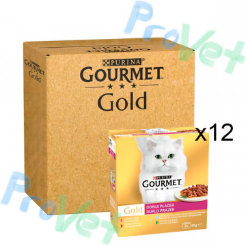 GOURMET GOLD Doble Placer Surtido 12x(8x85g)