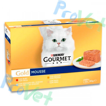 GOURMET Mouse de Ouro (12x85g)