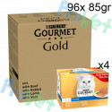 GOURMET GOLD Mousse Saída Caixa de 4x(24x85g)