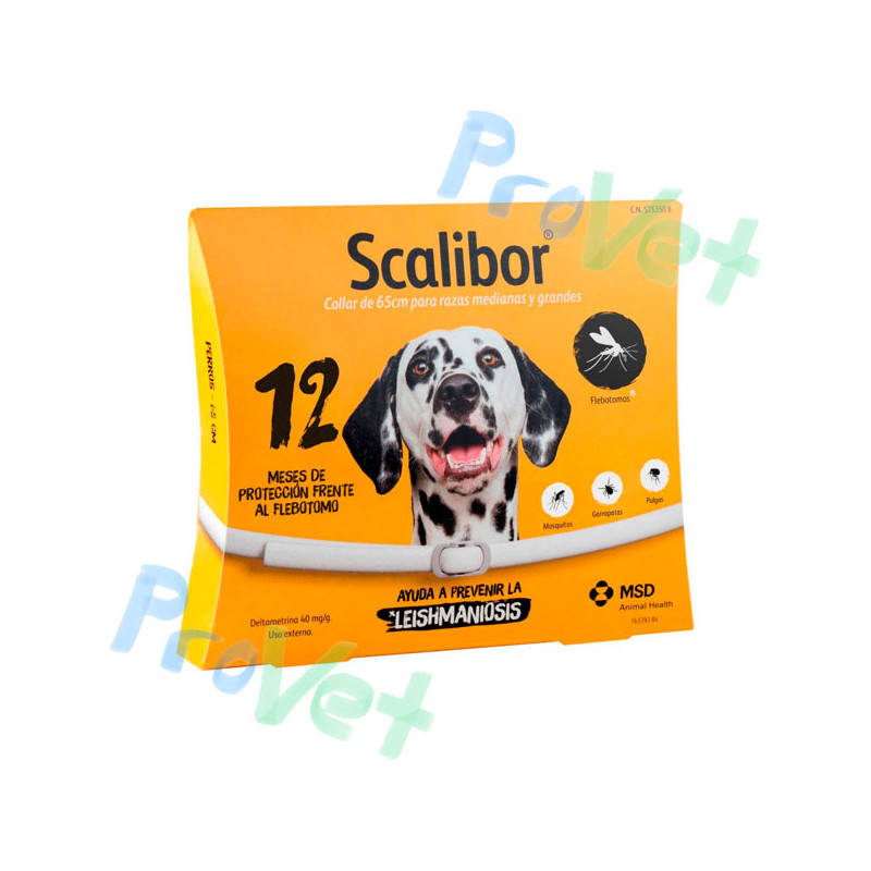 Scalibor Collar Antiparasitario para Perros de 65 cm