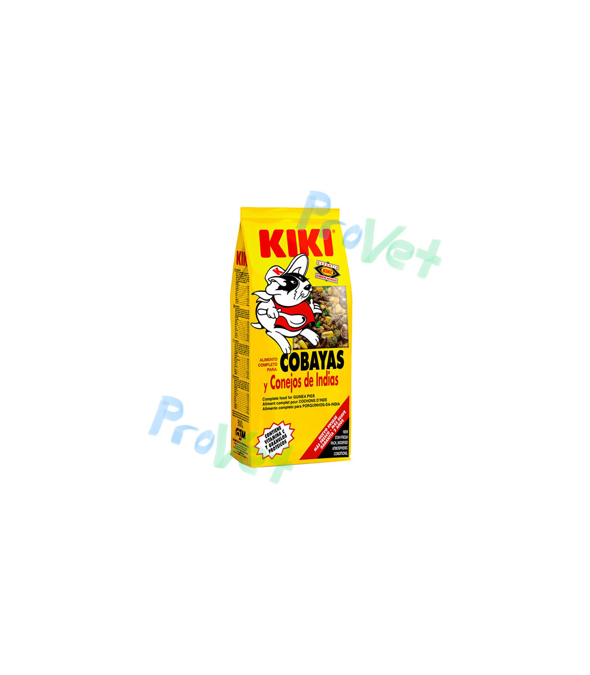 PORCOS DA COÍNA E COELHOS DA ÍNDIA SACO 800gr