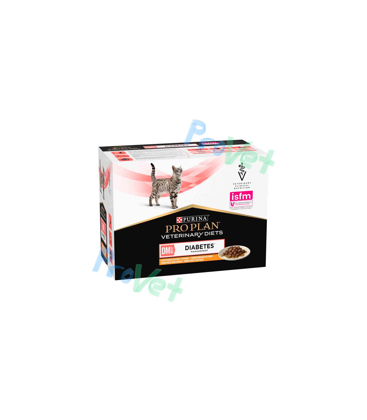 WET PPVD GATO DM (diabetes) Pouch Pollo (10x85g)