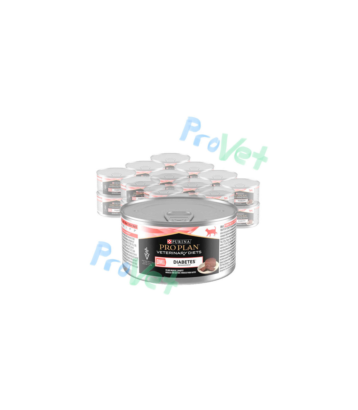 WET PPVD CAT DM (diabetes) Mousse 24x195g